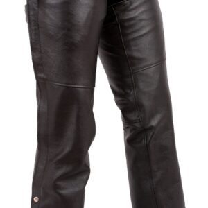 Rally - Unisex Leather Motorcycle Riding Chaps - SKU GRL-FMM835CC-FM