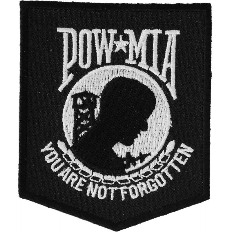 POW MIA You Are Not Forgotten Patch - Buy One Get One Free - Vest Patch - P2018-DS