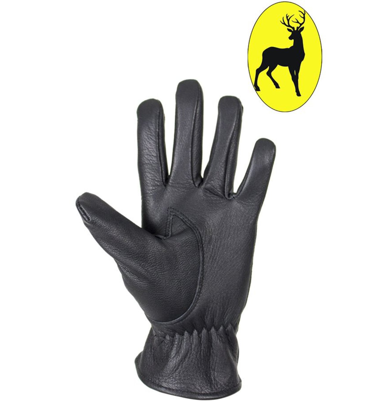 Leather Motorcycle Gloves - Women's - Deer Skin - Zipper - Biker - GLD114-22-DL