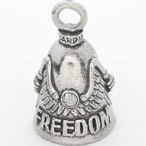 Freedom Rider - Pewter - Motorcycle Guardian Bell® - Made In USA - SKU GB-FREEDOM-RID-DS