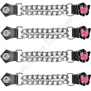 Set of Four Butterfly Vest Extenders - Pink - AC1136-PINK-DL