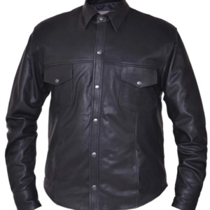 Leather Shirt - Men's - Up To 6XL - 852-00-UN