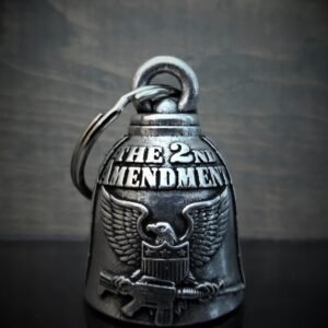 2nd Amendment - Pewter - Motorcycle Spirit Bell - Made In USA - SKU BB94-DS