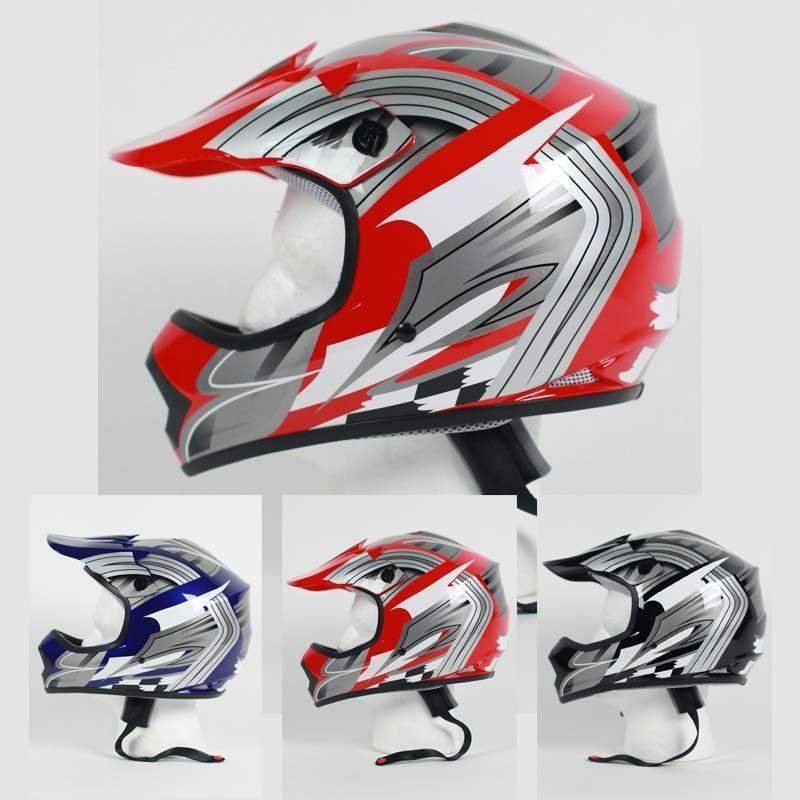 DOT Kids ATV Helmet - Dirt Bike - Motocross - Graphics - Color Choice - DOTATVKIDS-MX-G-HI