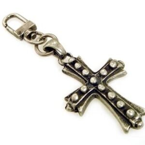 Clip On - Cross - Knight Hack Plating - Add To Your Wallet Chain and More - K-BOLT15P-DS