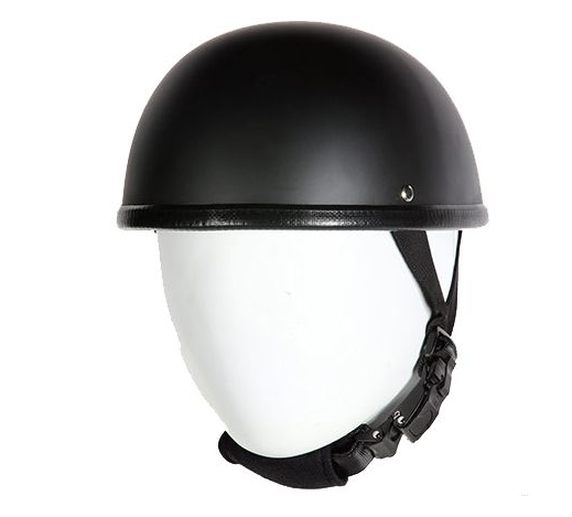 Novelty Motorcycle Helmet - Flat Black - EZ Rider - H505-11-DL