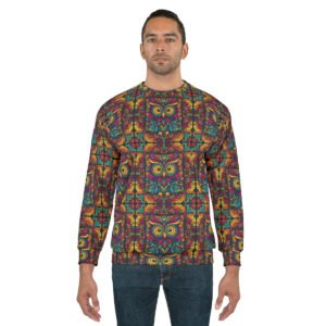Owl Mandala - Multi Color - Unisex Sweatshirt - Sweater - Shirt