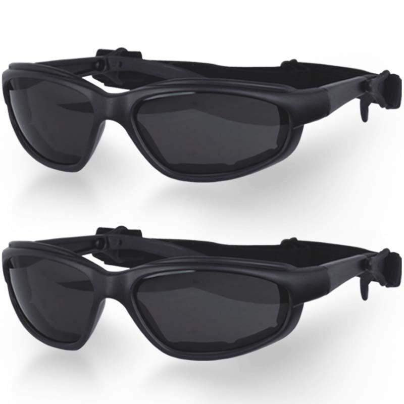 His and Hers Daytona Goggles With Smoke Lens / SKU GRL-G-S-HH-DH