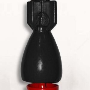 Black Bomb - Pewter - Motorcycle Guardian Bell - Made In USA - SKU GB-BLACK-BOMB-DS