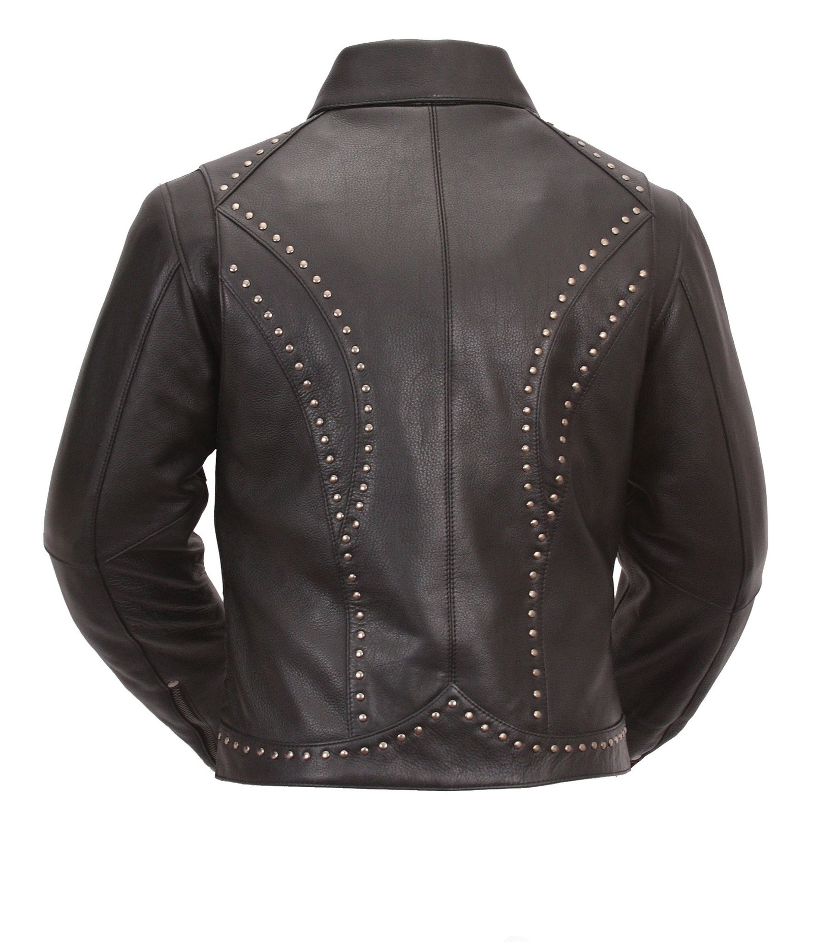 Scarlett Star - Women's Motorcycle Leather Jacket - SKU FIL159NOCZ-FM