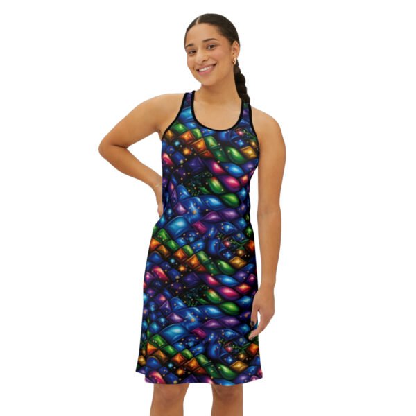 Diamond Sparkles - Multi Colors - Women's Racerback Dress (AOP)