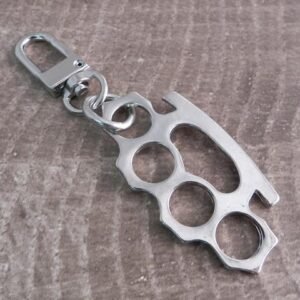 Clip On - Brass Knuckle - Add To Your Wallet Chain and More - K-BK-DS