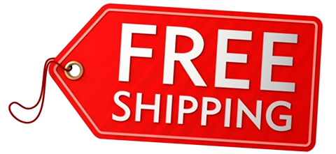 Free shipping on all products being shipped to the lower 48 states of America.